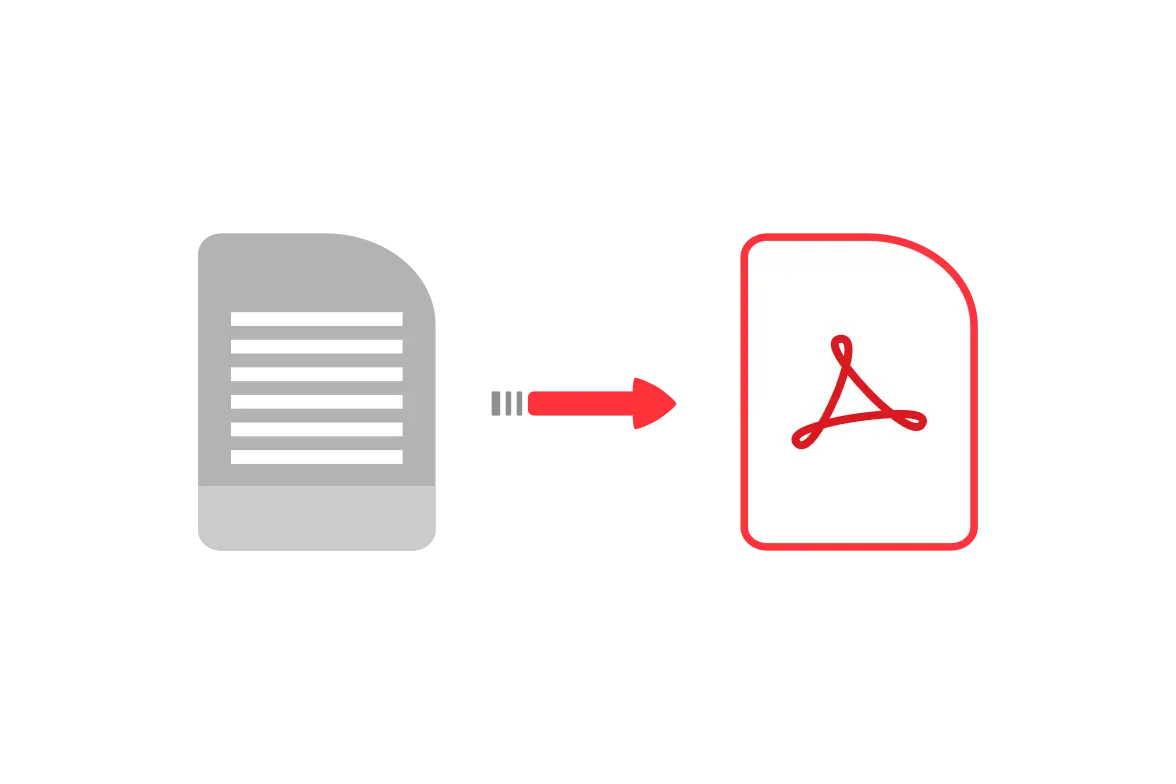Penukar mudah daripada TXT kepada PDF